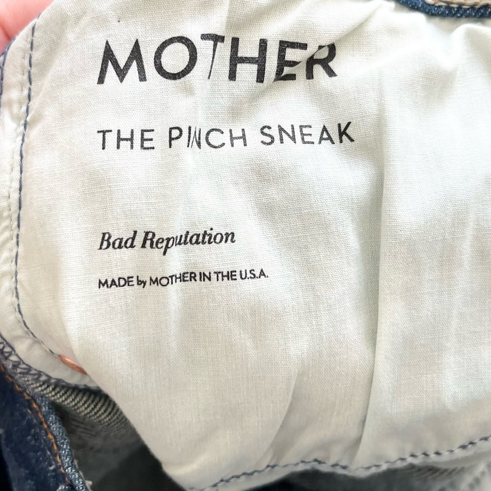 MOTHER NWT The Pinch Sneak Wash: Bad Reputation Size 30 Trendy Stylish - Picture 5 of 11